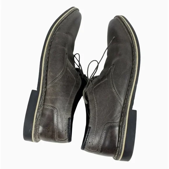 Steve Madden Hasten Distress Leather Oxford Gray - Picture 6 of 9